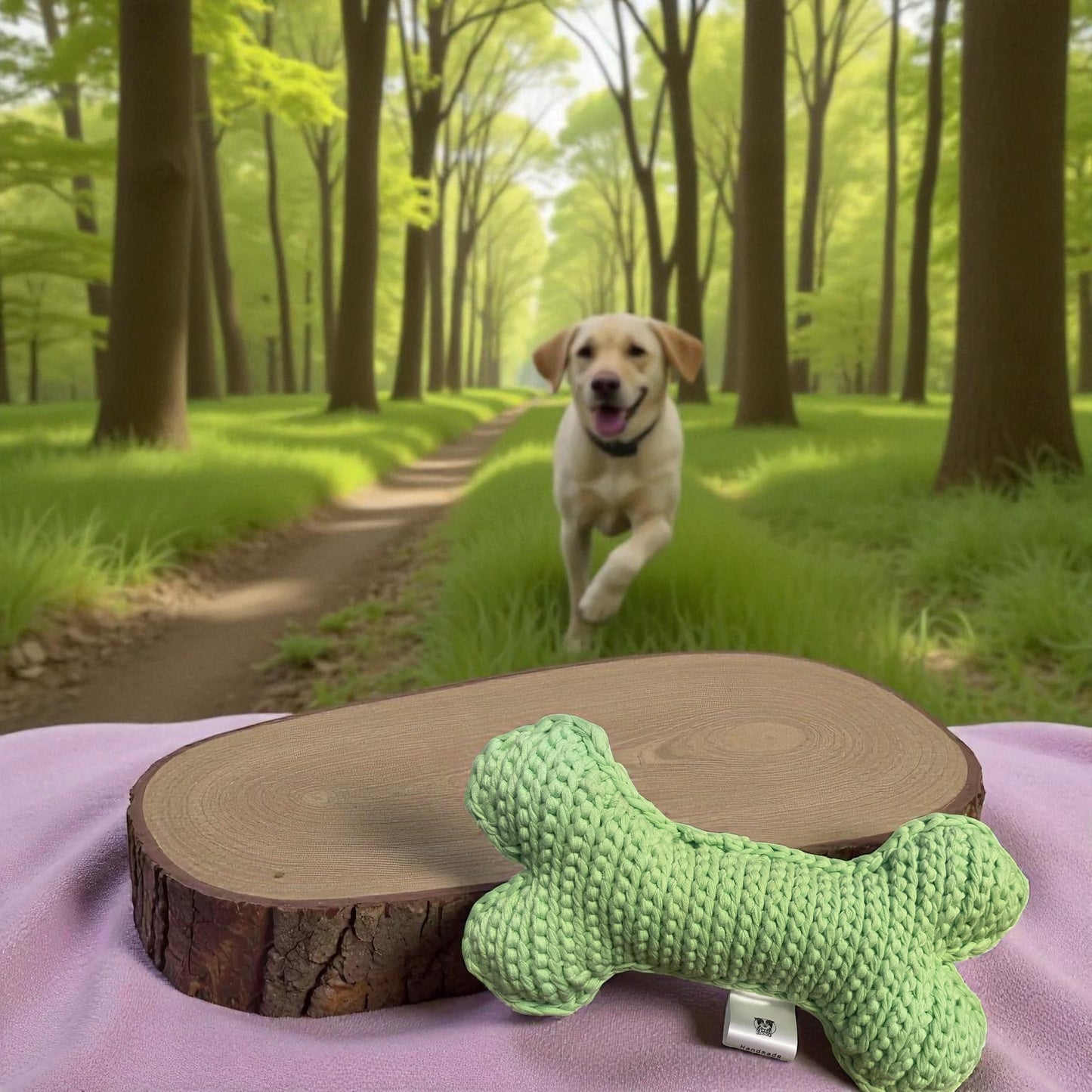 Kau-Knuddel Hellgrün