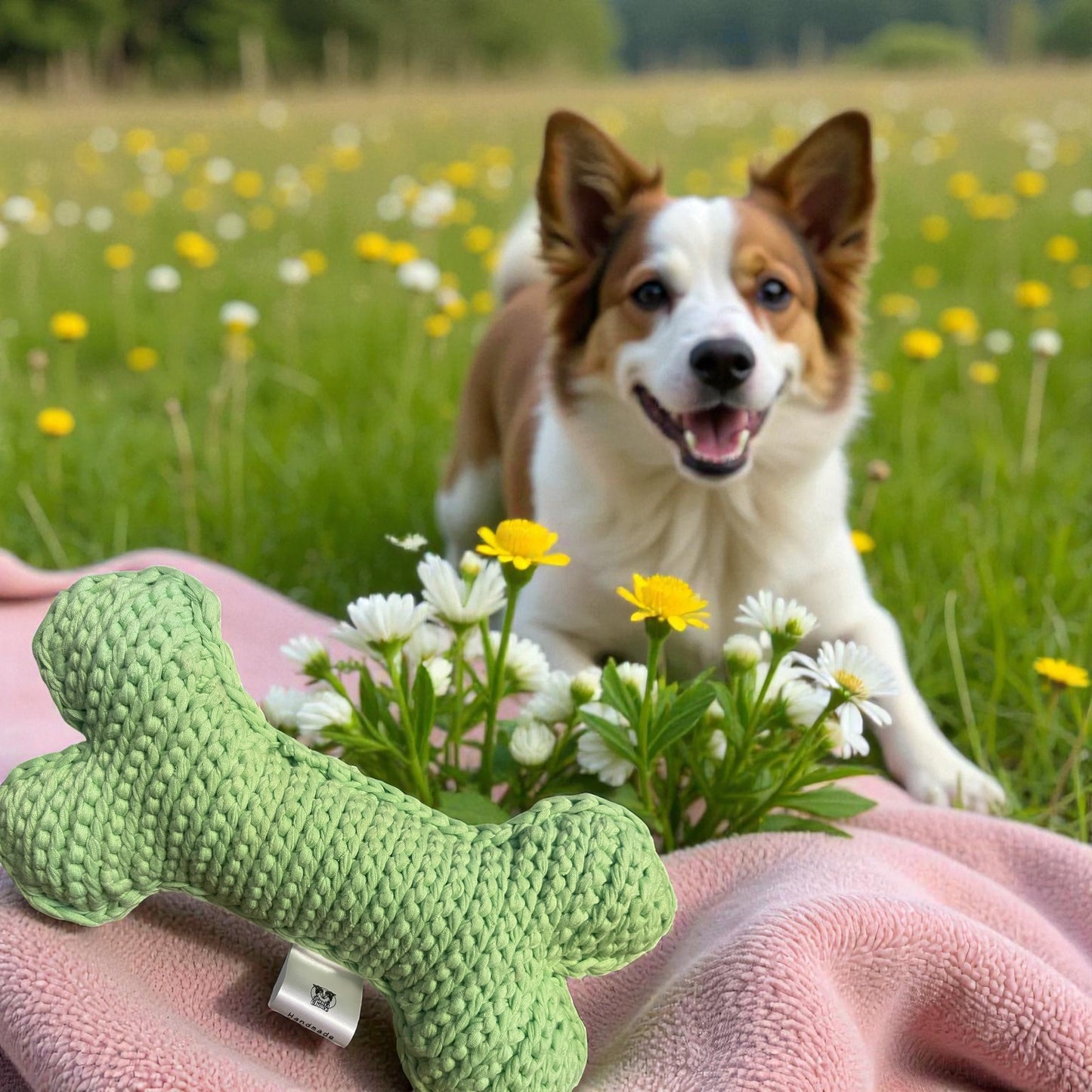 Kau-Knuddel Hellgrün